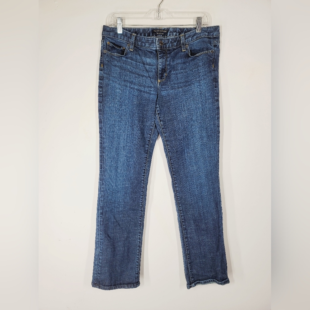 Banana Republic Straight Leg Blue Jeans, Size 30/10R